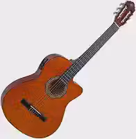 Violão Eletroacústico Flat Cutaway Nylon NF-14 Natural