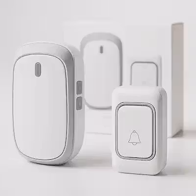 Campainha Sem Fio Residencial, Bivolt 110-220V, Longo Alcance de Comunicação, Não Precisa de Cabos, Resistente a Chuva, Kit Completo Com Campainha, Receptor, Pilha e Fixadores, 36 Tipos de Toques