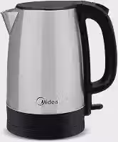 Chaleira Elétrica Inox Midea 1,7 Litros, Potência: 1.850W com desligamento automático, Base Giratória em 360°, 220 Volts/60Hz - EKA20X2