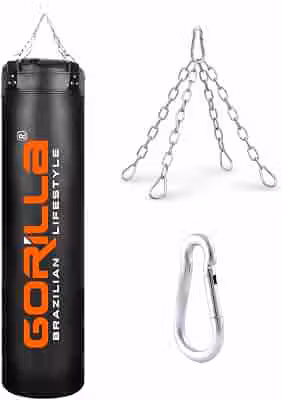 Saco de Pancada Profissional 160cm para Treino de Boxe, Muay Thai e MMA – Gorilla