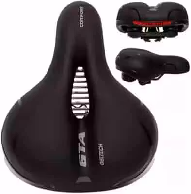 Selim Comfort Gel Tech com Elastômeros e Refletor
