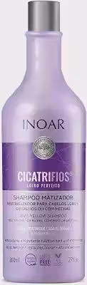 Inoar, Cicatrifios Loiro Perfeito Shampoo Matizador com Hidratação e Brilho Intenso, Rejucomplex3, Centaurea Cyanus e Azuleno - 800ml