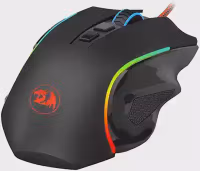 Mouse Gamer Redragon Griffin Preto RGB 7200 DPI M607