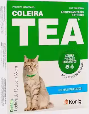 KONIG Coleira Tea - Antipulgas E Carrapatos Para Gatos