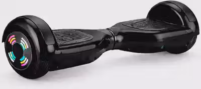 Hoverboard Skate Elétrico 6.5' com Bolsa Led Bluetooth Original Preto