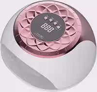 Cabine Sun S9 UV/LED 268W para Unhas em Gel com 57 LEDs, Branco e Rosa