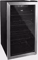 Cervejeira Expositor Vertical HQ Vidro Duplo 100 Litros Inox HQ-100CEVPV (127V)