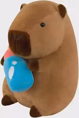 Pelúcia Capivara 23 cm – Super Macia Fofa e Aveludada – Ideal para Presentear Decorar e Colecionar