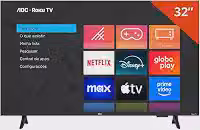 Smart TV LCD LED 32' AOC 32S5155/78G - Wi-Fi, HD, Quad Core, Dolby Áudio, 60 Hz