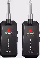 M-VAVE WP-3 Sistema Wireless para Guitarra 5.8G Recarregável com Transmissor e Receptor, Baixa Latência de 5.6ms, Alcance de 30m, Bateria de 1100mAh, Compatível com Cabo Type-C, Acessório Essencial