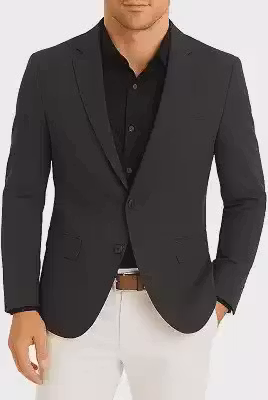Blazer Linho Slim Alfaiataria Moderna 2 Botões Premium Masculino