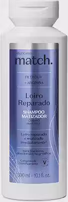 Shampoo Matizador Match Loiro Reparado 300ml
