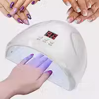 Cabine LED UV para Unhas Gel - Secagem Rápida de Esmalte - Temporizador 30 60 90s - Uso Profissional e Doméstico - Portátil Secador de Unhas UV LED - UpShop