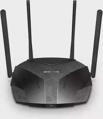 Mercusys MR80X V3 Roteador Wi-Fi 6 AX3000 Dual Band, 4 Portas Gigabit, 4 Antenas, EasyMesh, Cobertura de até 180 m² e Conexão para até 100 Dispositivos