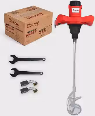 CORTAG Misturador Elétrico Basic HMCB-120 – Misturador para Massa Tinta Argamassa e Construção Civil 127v