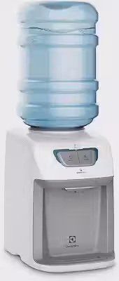 Bebedouro de Água Gelada Fria e Natural Elétrico Eletronico placa Electrolux para galao Bivolt Branco BE11B