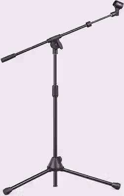 Pedestal Suporte para Microfone Girafa Regulável com Cachimbo e Presilha