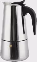 Cafeteira Italiana Expresso 450ml em Inox Para 9 Xícaras
