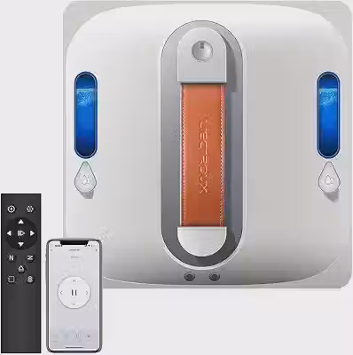 Robô Limpa Vidros Liectroux S11 Para Vidros Janelas Azulejos Espelhos Com Aplicativo e Controle Remoto Alta Fixação Sensores Antiqueda Sistema de Segurança Bivolt