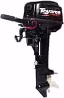 Motor de Popa Toyama 9.8hp 2t Rabeta curta com Marcha e Tanque Externo Tm9.8ts