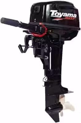 Motor de Popa Toyama 9.8hp 2t Rabeta curta com Marcha e Tanque Externo Tm9.8ts