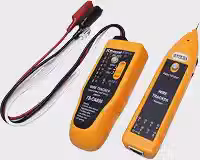 Kit Testador e Localizador de Cabos de Rede RJ45/RJ11, Identificador de Cabos com Zumbidor, Teste de Continuidade, Localização de Falhas, Alcance de até 305m, Profissional para Redes e Telefonia​