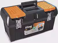 Caixa de Ferramenta Maleta Stone Pro 19' Trava de Aço Arqplast