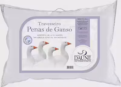 Travesseiro 50x70 100% Penas De Ganso Daune
