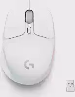Mouse Gamer Sem Fio Logitech G705 LIGHTSPEED com RGB LIGHTSYNC, Design Compacto, 6 Botões Programáveis, Bateria Recarregável, Conexão Bluetooth, Compatível com Windows, macOS, iPadOS, iOS