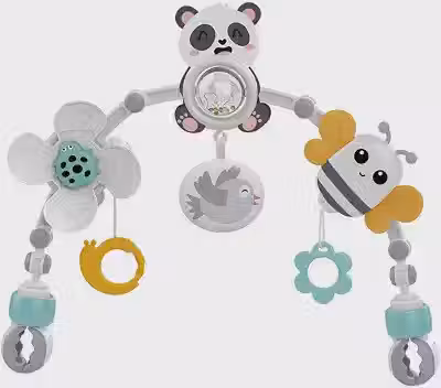 Arco Móbile Atividades Bebê Carrinho Berço Panda Maxi Baby