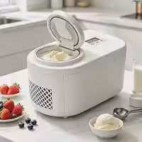 Sorveteira Automática com Compressor 1L Sem Pré-Congelamento, 220V