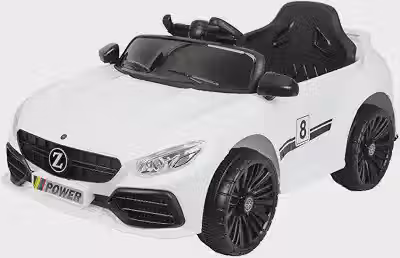 Carro Elétrico Infantil Mini Mercedes 380 Branco - Zippy Toys
