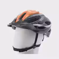 Capacete Esportivo Adulto Laranja e Cinza Vollo Sports
