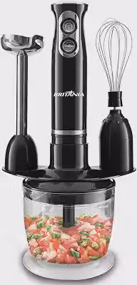 Mixer 3 em 1, 500W, 2 velocidades, Bmx400, Preto, 220v, Britânia