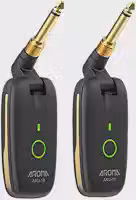 VEDO Transmissor Sem Fio Guitarra Elétrica e Baixo e Baterias Elétricas, Recarregável, Captador 7 Canais UHF, Tecnologia de Salto de Frequência, Transmissor e Receptor do Sistema