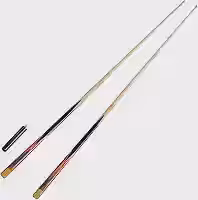 VanQs Taco de Sinuca Profissional Inteiriço, Ash Wood, 145cm, Ponta 9mm, com Capa, Luva e Acessórios 621g
