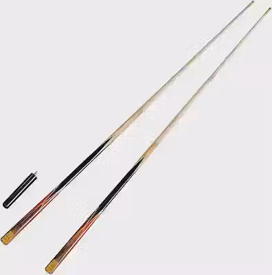 VanQs Taco de Sinuca Profissional Inteiriço, Ash Wood, 145cm, Ponta 9mm, com Capa, Luva e Acessórios 621g