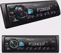 Pioneer MVH-145BR Som Automotivo Rádio Mp3 Player com Bluetooth
