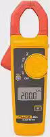 Alicate Amperímetro Fluke-302, CAT IV 300V /CAT III 600V, medição de Corrente Alternada (CA) até 400A, garra de 30mm, visor retroiluminado com função para congelar a medição (hold) e Estojo.