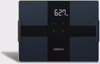 Balança de Bioimpedância Omron CONNECT 2 Balança de Banheiro Vidro Temperado de Chão