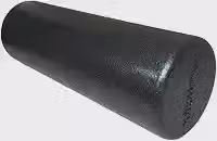 Rolo de Massagem Foam Roller Liberação Miofascial 45cm Para Exercícios Pilates Yoga Crossfit (Preto)