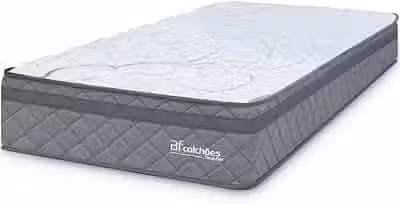 Colchão Solteiro Espuma D45 Extra Firme Antialérgico Certificado 88x188x24cm BF Colchões
