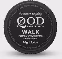 QOD Barber Shop Pomada Capilar Walk Efeito Matte 70g
