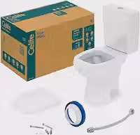 Kit de Bacia com Caixa Acoplada 3/6l e Itens de Instalação City Celite Branco
