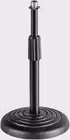 Aweda Pedestal de Microfone de Mesa AMS-822, Base Redonda Ferro Fundido