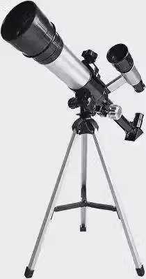 LUGU Telescópios pa crianças Adultos Iniciantes Telescópio Ref tor Astronômico de Abertu de Liga de 50mm Lente Objetiva de 100mm Ampliação 60x com Tripé Ajustável scópio Compasso Presente de