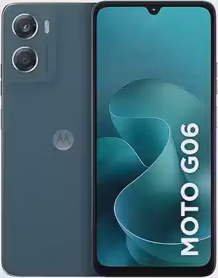 Smartphone Motorola Moto g06-128GB 4GB RAM + 8GB Ram Boost e Camera 50MP com AI Bateria de 5200 mAh Tela 6.9' - Azul Marinho