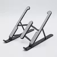 Suporte para Notebook Ajustável Dobrável com 6 Níveis de Inclinação, Ergonômico, Antiderrapante e Portátil, Base para Laptop e Tablet