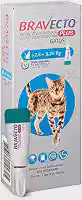 Bravecto® Plus Gatos Transdermal 250mg 2,8 a 6,25kg 1 Pipeta 0,89ml