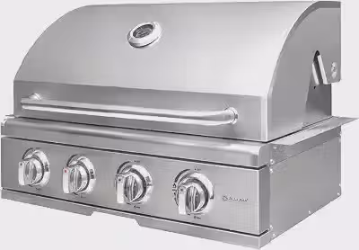 Churrasqueira a Gás Alluma Essential Em Inox de Embutir - 4 Queimadores
